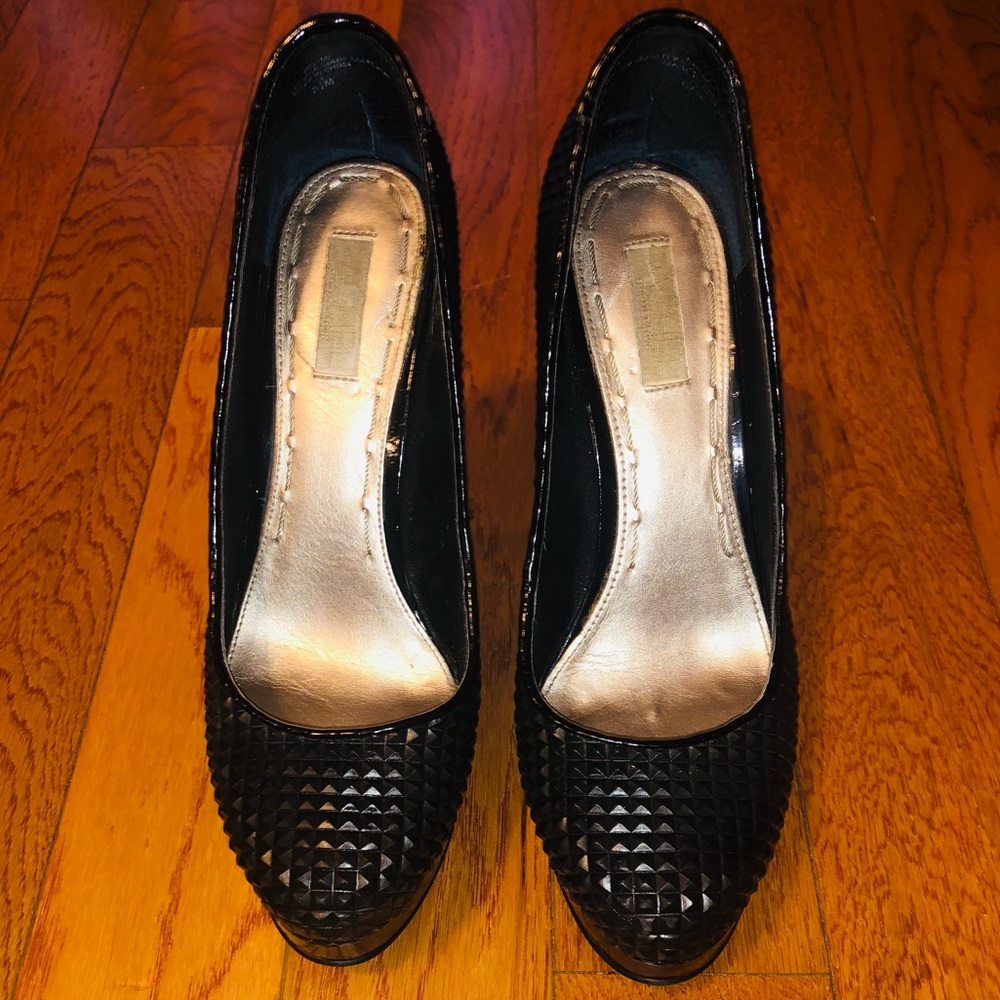 Rachel Roy - Size 6.5 - Black - Spiked Textured Heels
